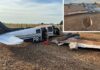 Avião bimotor cai em Birigui; piloto fugiu