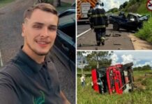 Jovem morre em acidente na região