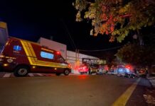 Oficina mecânica pega fogo e mobiliza Corpo de Bombeiros em Rio Preto