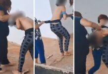 Estudantes deixam adolescente seminua após a agredirem com socos e puxões de cabelo em escola