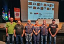 Defesa Civil: equipe de Votuporanga participa de treinamento contra incêndios