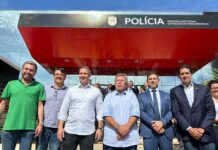 Com Derrite, Carlão Pignatari participa de entrega de obras em delegacias na região