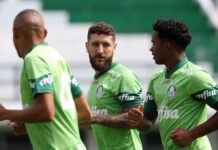 Zé Rafael faz atividade no campo antes de estreia no Brasileiro contra Vitória