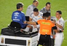 Julio Furch sente adutor esquerdo e vira dúvida no Santos para o segundo jogo da final