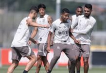 António encerra preparação para estreia na Sul-Americana