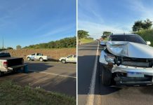 Colisão traseira deixa adolescente ferida em rodovia da região