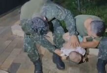 Policiais ambientais salvam bebê engasgado em Fernandópolis; vídeo mostra o resgate