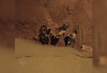 Motociclista cai e passa cerca de 6 horas dentro de cratera aberta pela chuva em Potirendaba