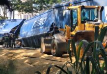 Vagões de trem carregados com soja tombam em Catanduva