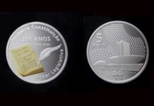 BC lança moeda de R$ 5 pelos 200 anos da 1ª Constituição do Brasil
