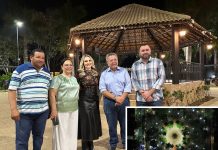 Deputado Carlão Pignatari participa de inauguração da ‘nova praça’ central de Novais