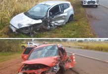 Motorista morre ao bater na lateral de outro carro em rodovia de Sud Mennucci