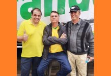 Empresário e pré-candidato a prefeito Dalbert Mega se encontra com Jair Messias Bolsonaro