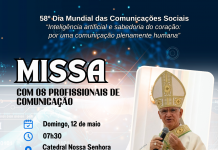Bispo da Diocese de Votuporanga celebra Missa com comunicadores no domingo