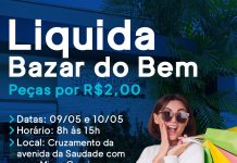 Bazar do Bem faz megaliquidação nesta semana