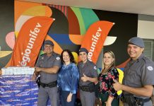 Unifev doa 2 mil réguas para o Proerd da Polícia Militar