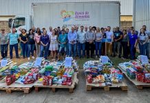 Fundo Social repassa doação de alimentos realizada pela empresa Facchini