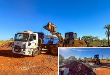 Descarte irregular: Prefeitura realiza coleta de lixo e resíduos sólidos no Distrito Simonsen