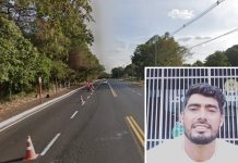 Motorista de caminhonete atropela motociclista e foge após deixar a esposa no local do acidente em Rio Preto; vítima morreu