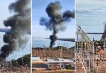 Explosão em transformador provoca incêndio em usina hidrelétrica em Ilha Solteira
