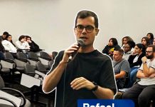 Ex-aluno do Colégio Unifev participa de bate-papo sobre carreiras com alunos do Ensino Médio