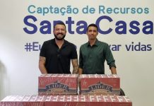 Empresário e apresentador de Podcast de Votuporanga faz doação para Santa Casa