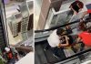 Mulher escorrega e cai de escada rolante em shopping de Rio Preto