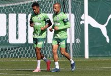Mayke e Estêvão voltam a treinar no Palmeiras e podem ser reforços contra o Vitória
