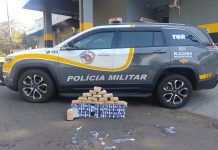 Polícia prende passageiro por tráfico de drogas em ônibus