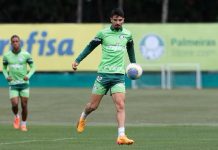 Palmeiras pode ter estreia de trio contra o Botafogo; Ríos é desfalque