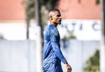 Joaquim tem estiramento no joelho esquerdo e desfalca o Santos por pelo menos duas semanas