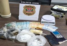 Polícia Civil prende suspeito com cocaína em Cardoso