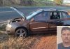 Motorista morre em capotamento na vicinal de Álvares Florence