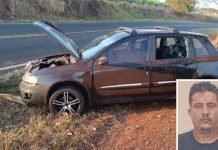 Motorista morre em capotamento na vicinal de Álvares Florence