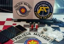 Suspeito de tráfico é preso com drogas e arma em Fernandópolis