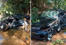 Motorista morre após bater carro e cair de ponte em Jales