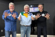 Jorge Seba e Torrinha recebem visita do senador Astronauta Marcos Pontes