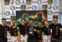 Academia Samuel Brito Fight Studio conquista cinco ouros no Campeonato Brasileiro de kickboxing