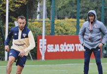 São Paulo faz último treino em casa e viaja com força máxima para pegar Nacional-URU