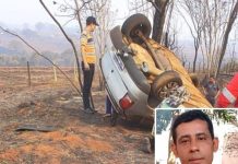 Motorista morre em capotamento na rodovia entre Pontes Gestal e Américo de Campos