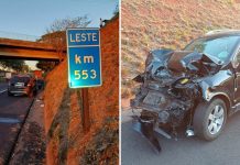 Motorista fica ferido após colisão na Rodovia Euclides da Cunha