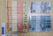 Homem é preso com mais de R$ 1 mil em notas falsas