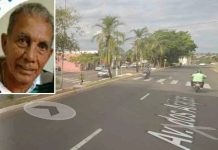 Idoso de 84 anos morre atropelado por bicicleta em Araçatuba