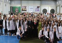 Acadêmicos de Medicina da Unifev participam da 1ª Cerimônia do Jaleco realizada pela Instituição