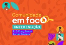 Unifev promove Comunidade em Foco na E.E. Enny Tereza Longo Fracaro