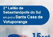 Santa Casa de Votuporanga convida para 2º Leilão Beneficente em Sebastianópolis do Sul