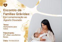 Encontro de Famílias Grávidas acontece na próxima segunda-feira