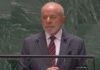 Lula tem microfone cortado após estourar tempo em discurso na ONU