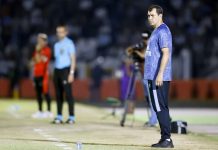 Carille valoriza vitória do Santos e faz contas por acesso e título da Série B: “Guerrear e competir”