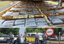 Polícia apreende mais de 270 quilos de pasta base de cocaína escondida em fundo falso em Rio Preto